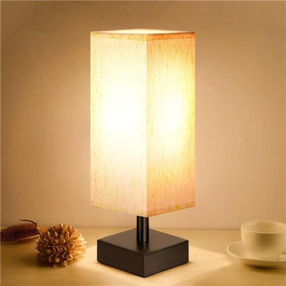 Table Lamp for Bedroom - Cozy Reading Lamp for Kids, Living Room Office Dorm - Picture 1 of 6